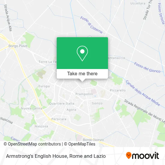 Armstrong's English House map