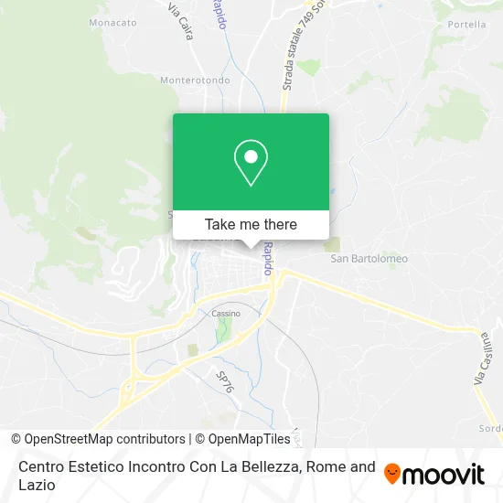 Centro Estetico Incontro Con La Bellezza map