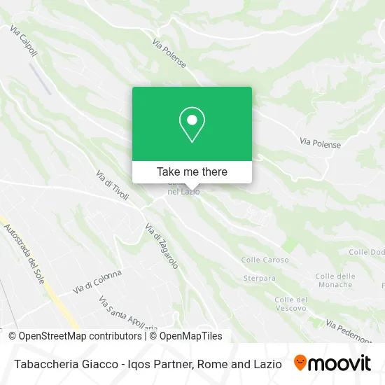 Tabaccheria Giacco - Iqos Partner map