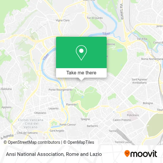 Ansi National Association map