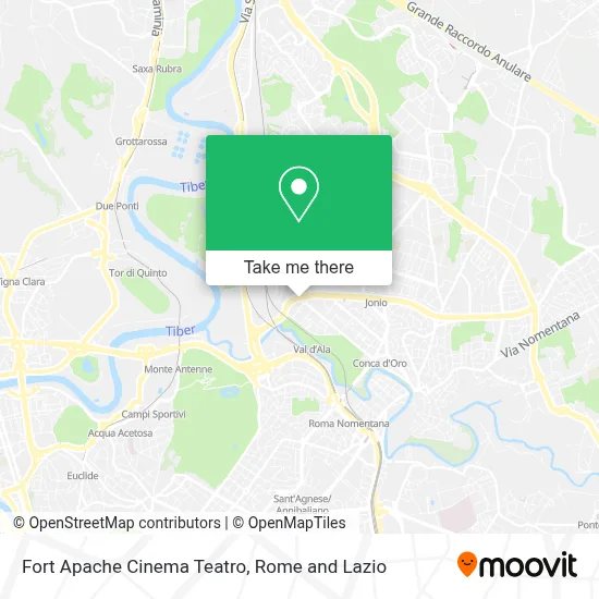 Fort Apache Cinema Teatro map