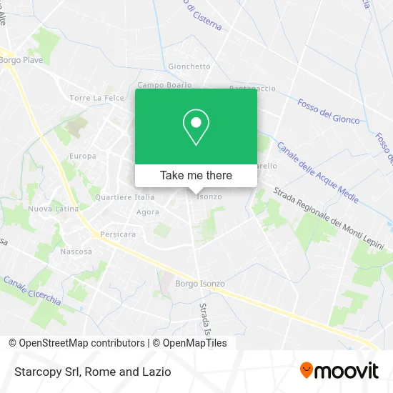 Starcopy Srl map