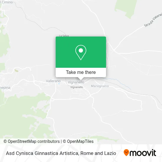 Asd Cynisca Ginnastica Artistica map