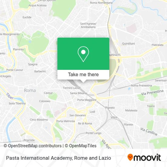 Pasta International Academy map