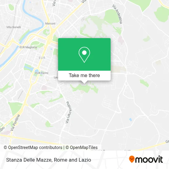 Stanza Delle Mazze map