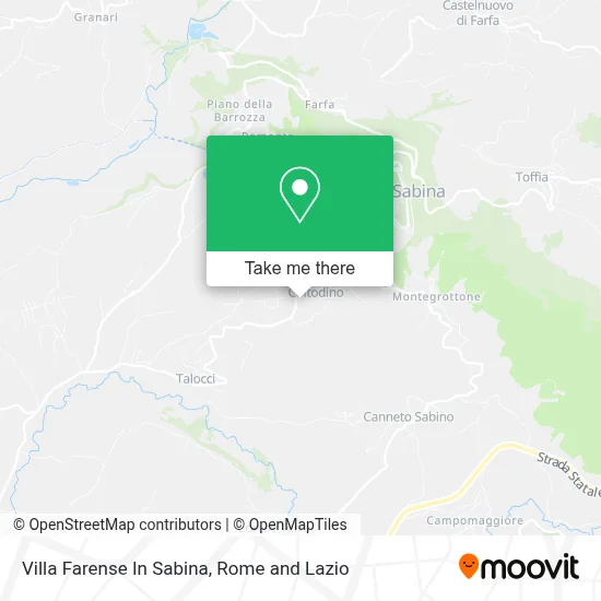 Villa Farense In Sabina map