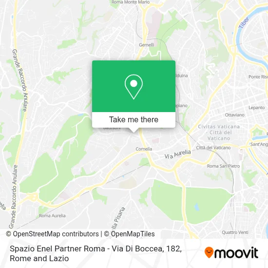Spazio Enel Partner Roma - Via Di Boccea, 182 map