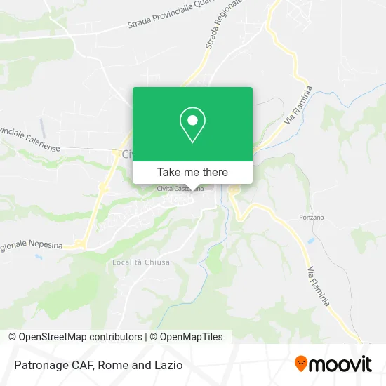 Patronage CAF map