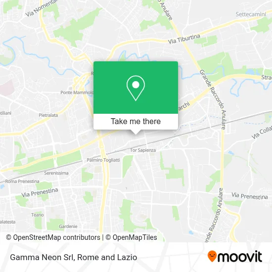 Gamma Neon Srl map