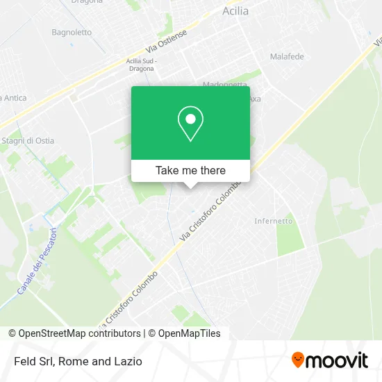 Feld Srl map