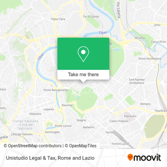 Unistudio Legal & Tax map