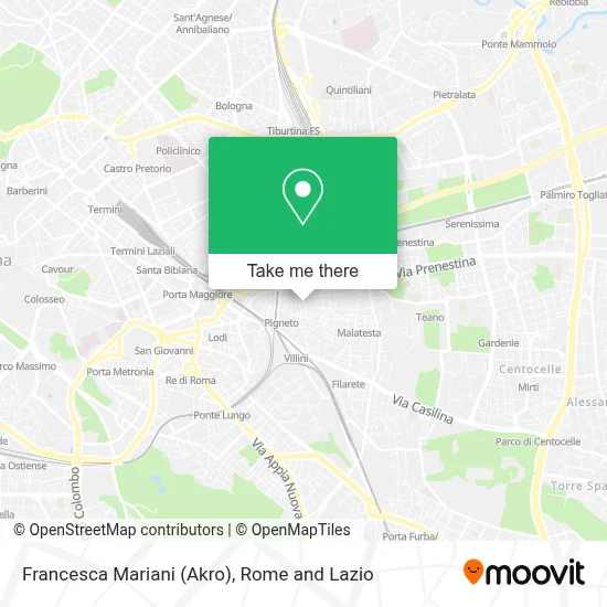 Francesca Mariani (Akro) map