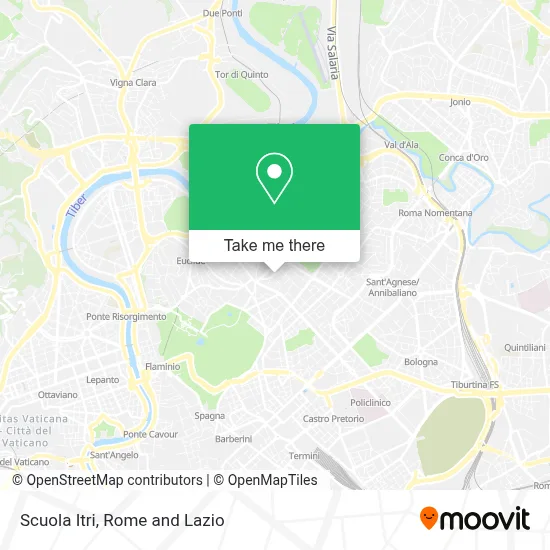 Scuola Itri map