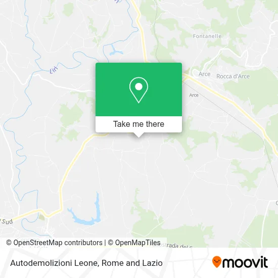 Autodemolizioni Leone map