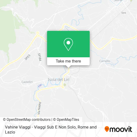 Vahine Viaggi - Viaggi Sub E Non Solo map