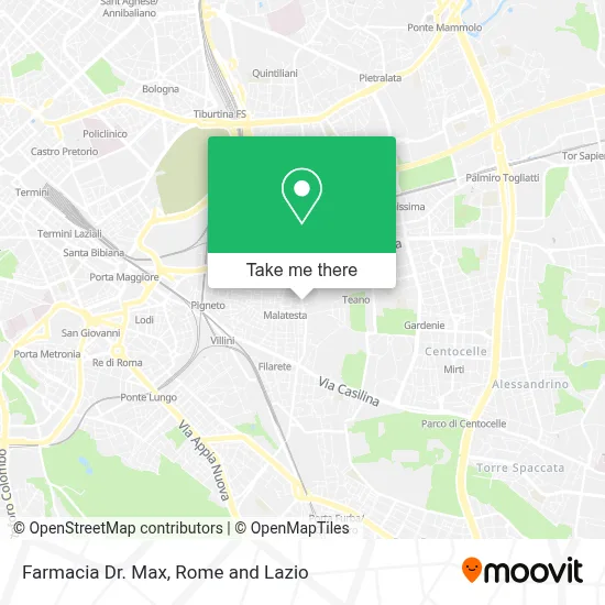 Farmacia Dr. Max map
