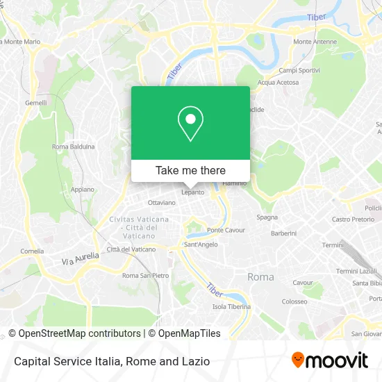 Capital Service Italia map