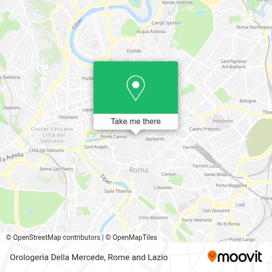 Orologeria Della Mercede map