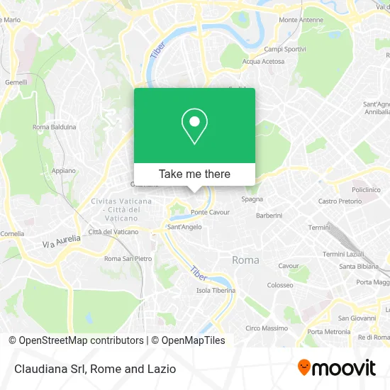 Claudiana Srl map