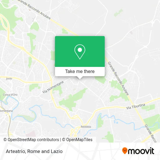 Arteatrio map