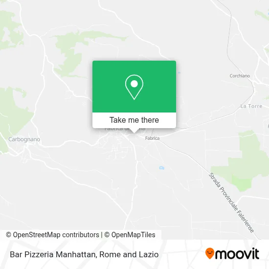 Bar Pizzeria Manhattan map