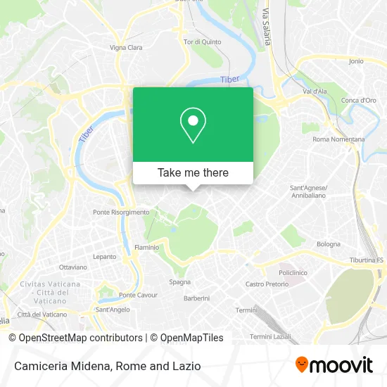 Camiceria Midena map