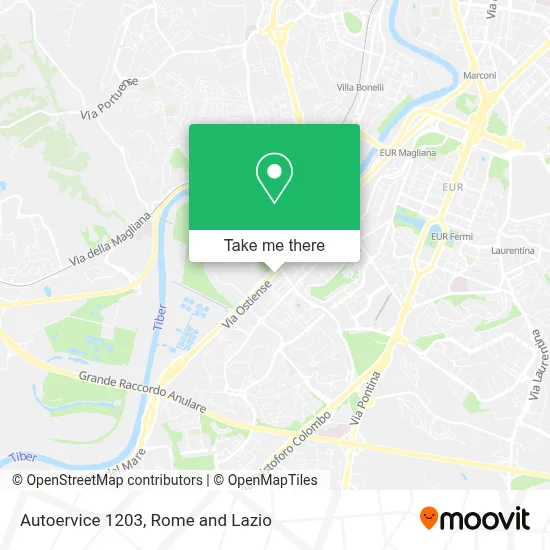 Autoervice 1203 map
