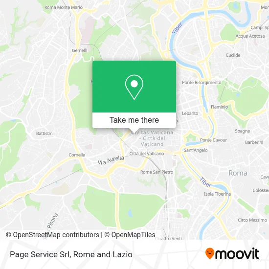 Page Service Srl map
