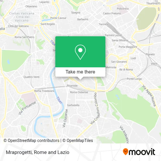 Mraprogetti map