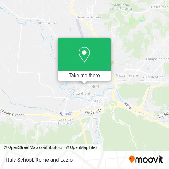 Italy School map