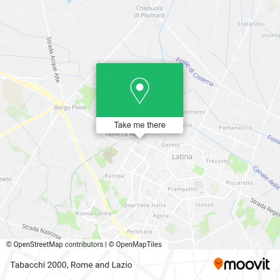 Tabacchi 2000 map
