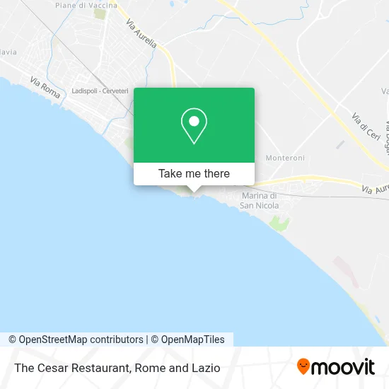 The Cesar Restaurant map