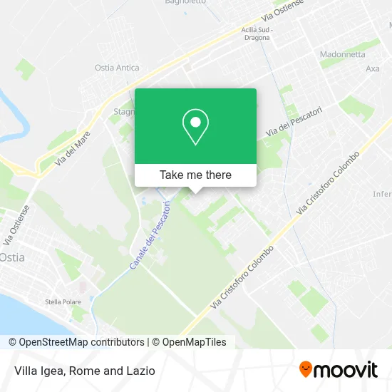 Villa Igea map