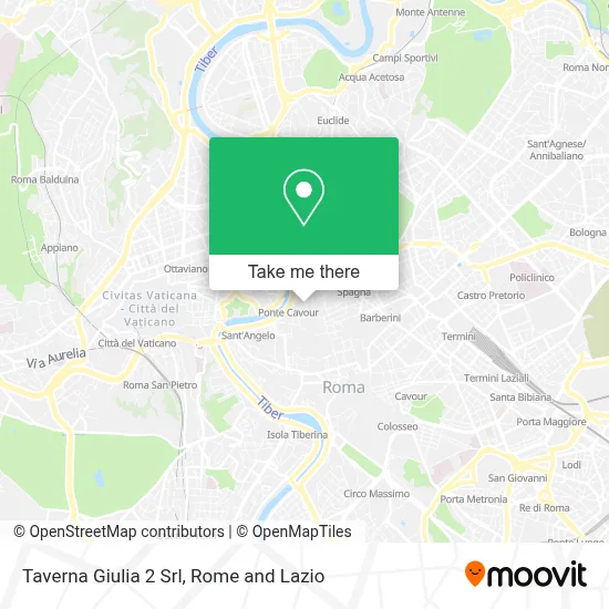 Taverna Giulia 2 Srl map