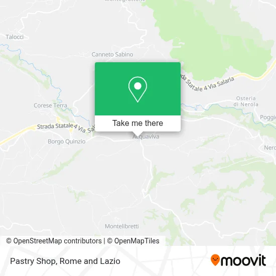 Pastry Shop map