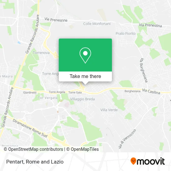 Pentart map