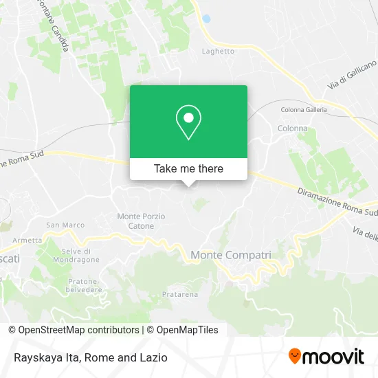 Rayskaya Ita map