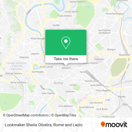 Lookmaker Sheila Oliveira map