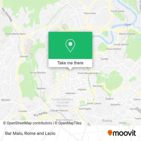 Bar Malu map