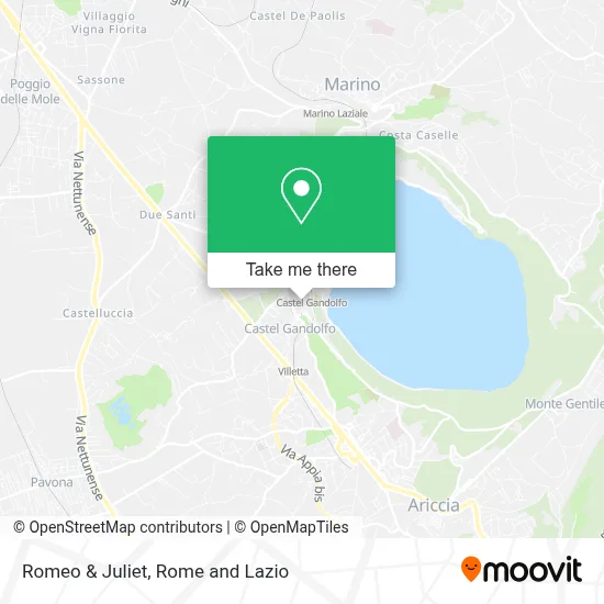 Romeo & Juliet map