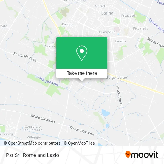 Pst  Srl map