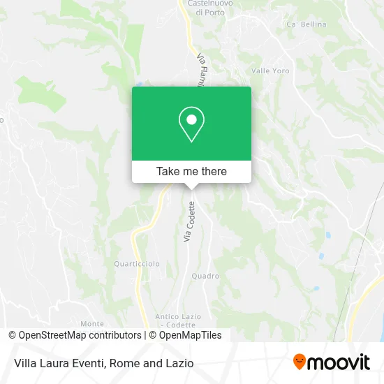 Villa Laura Eventi map