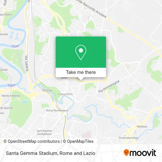 Santa Gemma Stadium map