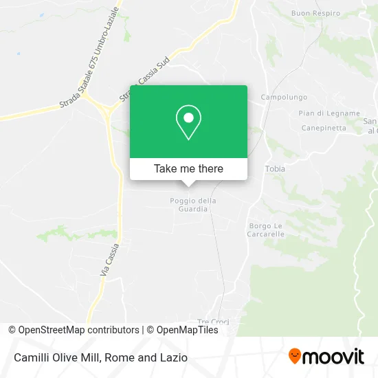 Camilli Olive Mill map