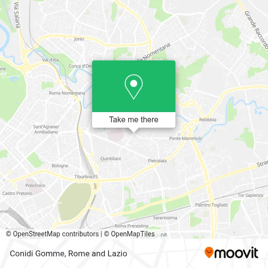 Conidi Gomme map