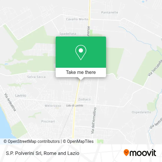 S.P. Polverini Srl map