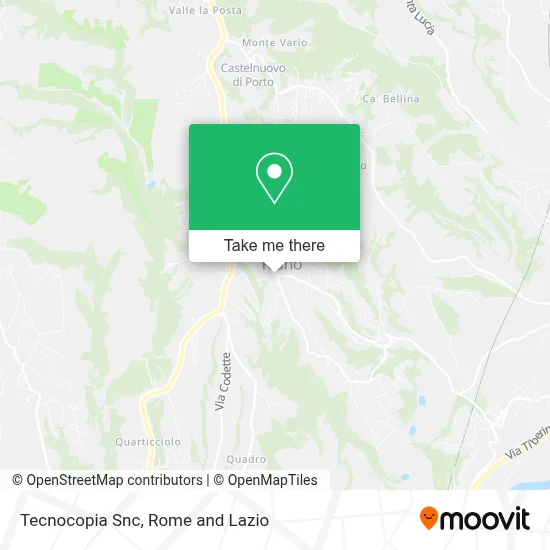 Tecnocopia Snc map