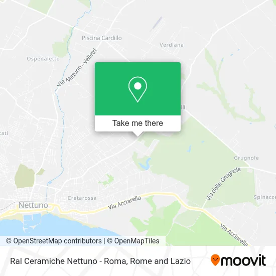 Ral Ceramiche Nettuno - Roma map