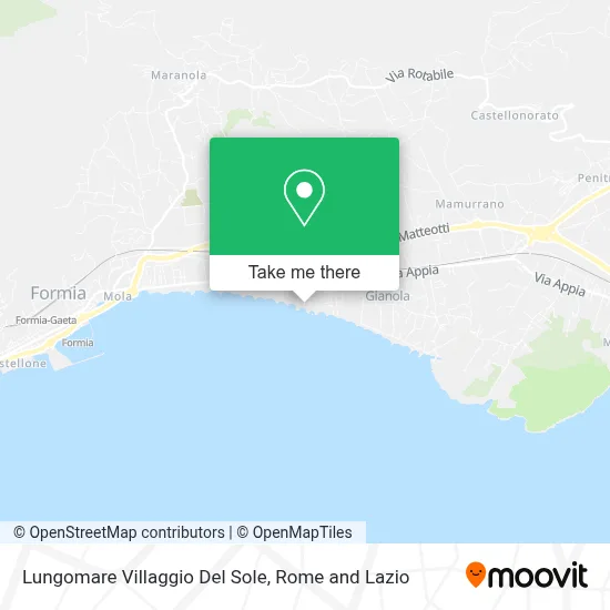 Lungomare Villaggio Del Sole map