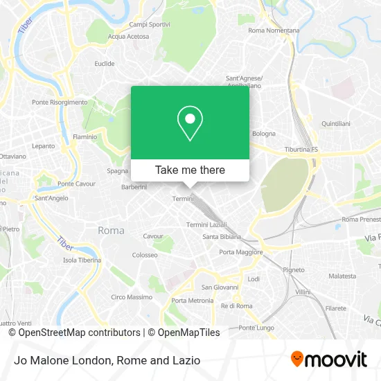Jo Malone London map